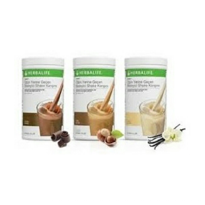 herbalife formül1 shake vanilya-Çikolata-fındık-ahududu beyaz çikolata